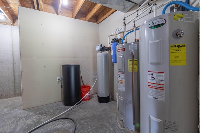 7700 N Ballew Rd, Hallsville, MO 65255 - utility room with electric water heater