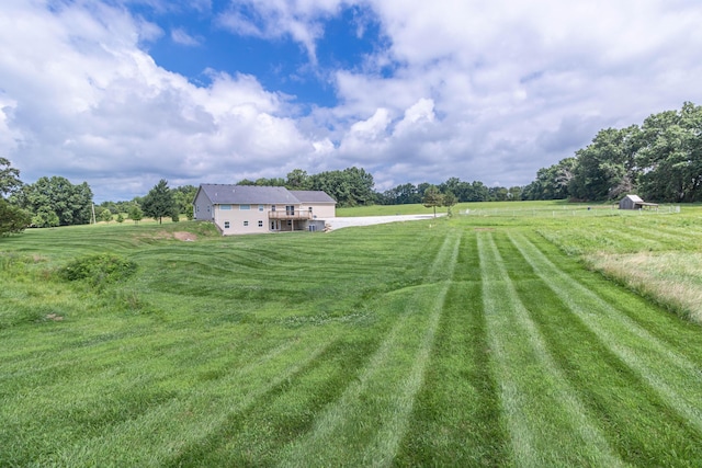 7700 N Ballew Rd, Hallsville, MO 65255 - view of green lawn featuring a view of rural / pastoral area