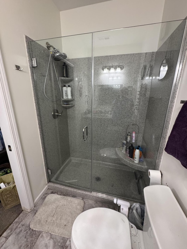 200 W Lakeview Ave, Centralia, MO 65240 - full bathroom featuring toilet and a shower stall