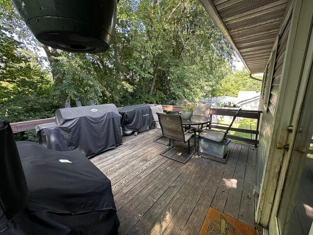 511 Turner Ave, Ashland, MO 65010 - deck with outdoor dining area and area for grilling