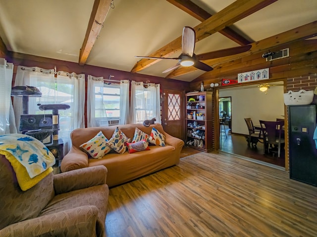 2222 Davis Ave, Tifton, GA 31794 - living area with wood finished floors and ceiling fan
