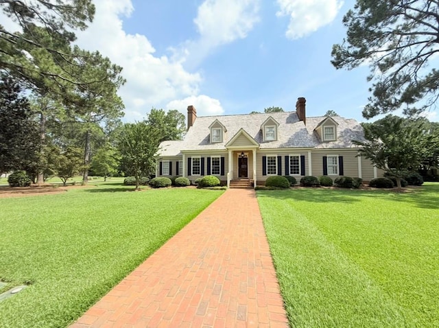 302 W 26th St, Tifton, GA 31794 - cape cod home with a front lawn and a chimney