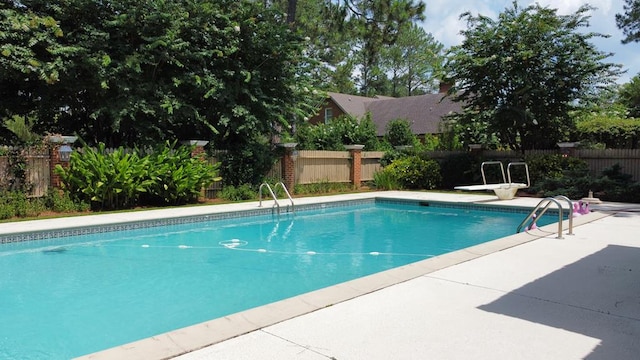 302 W 26th St, Tifton, GA 31794 - view of pool with a fenced backyard and a patio