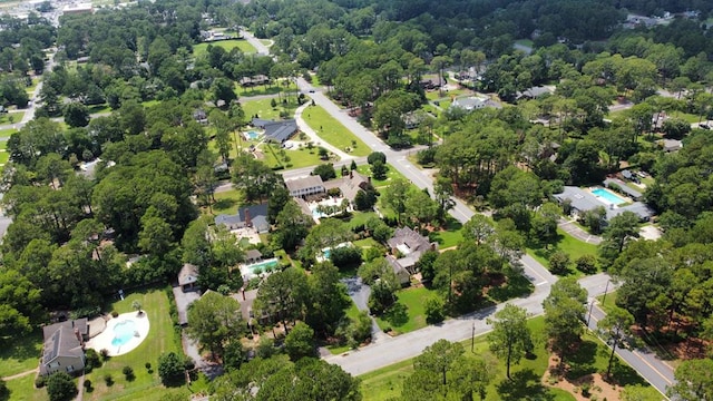 302 W 26th St, Tifton, GA 31794 - aerial view of property and surrounding area featuring a pool