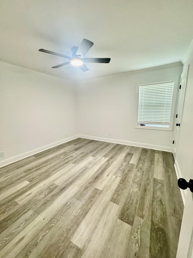 702 N Livingston St, Sylvester, GA 31791 - spare room with wood finished floors and ceiling fan