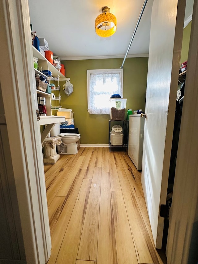 interior space featuring independent washer and dryer