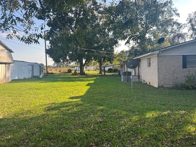 view of yard