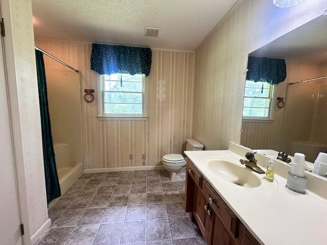 237 Dewey Mcglamry Rd, Fitzgerald, GA 31750 - full bath featuring vanity and a textured ceiling