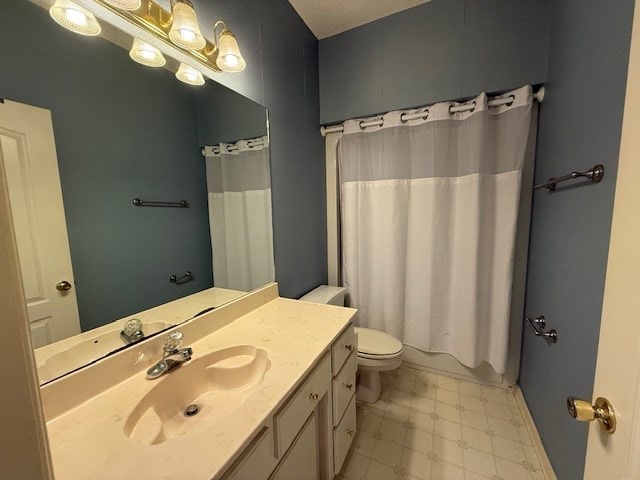 218 Sutton Rd, Tifton, GA 31794 - full bathroom with vanity, tile patterned floors, and shower / bathtub combination with curtain