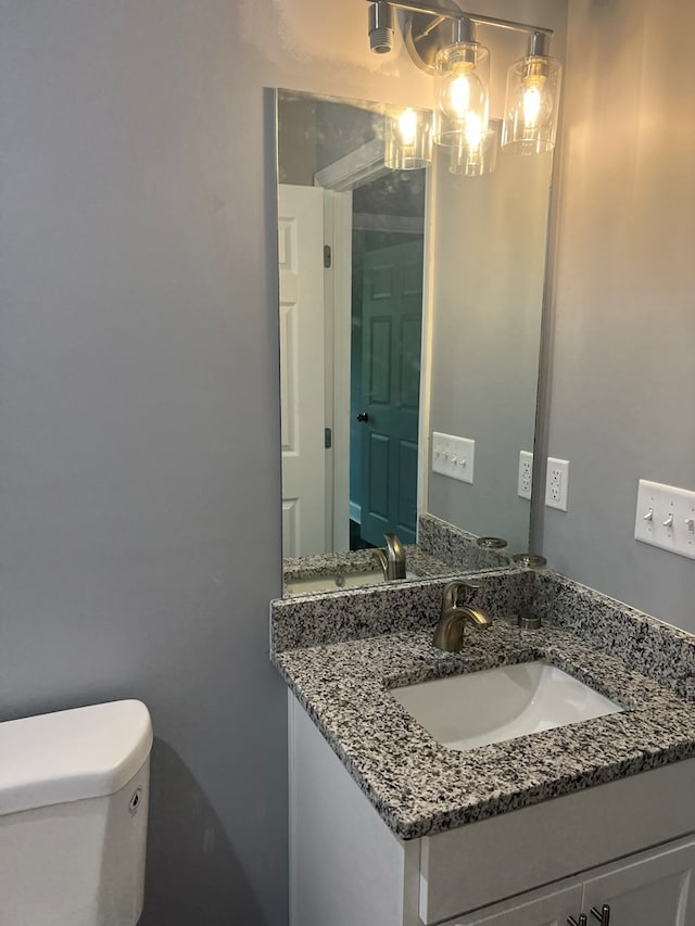64 Mcintosh Pl, Moultrie, GA 31788 - half bathroom with vanity and toilet