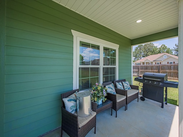 105 Planters Row, Tifton, GA 31793 - view of patio featuring fence and a grill