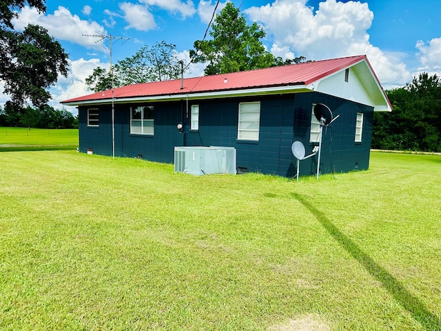 1222 Minton Rd, Sylvester, GA 31791 - back of house featuring a yard and a metal roof