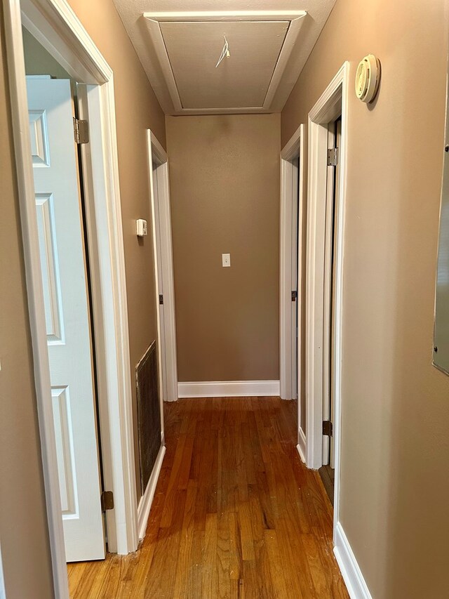 1222 Minton Rd, Sylvester, GA 31791 - hallway with wood finished floors and baseboards