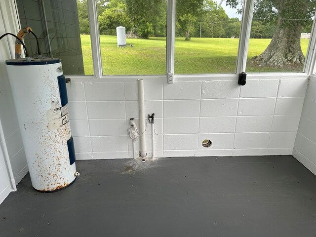 1222 Minton Rd, Sylvester, GA 31791 - washroom with electric water heater and plenty of natural light