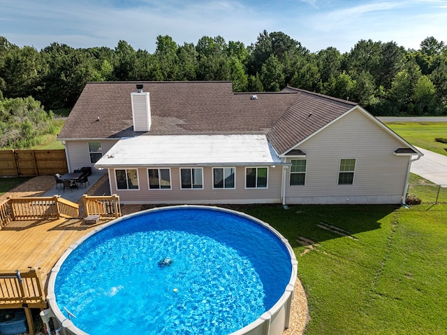 34 Alan Ln, Tifton, GA 31793 - view of pool featuring a deck and outdoor dining area