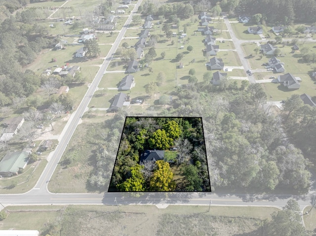 64 Palmetta Rd, Tifton, GA 31794 - aerial view of property and surrounding area featuring property parcel outlined