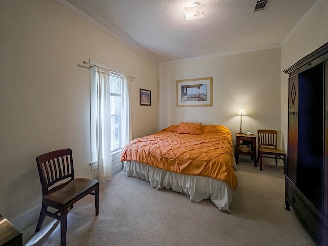 64 Palmetta Rd, Tifton, GA 31794 - bedroom with crown molding, carpet, and a textured ceiling