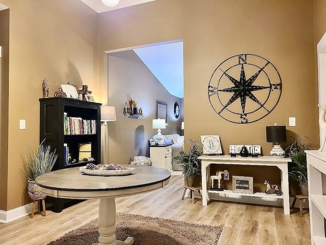 307 E Pinson St, Sylvester, GA 31791 - living area featuring baseboards and wood finished floors