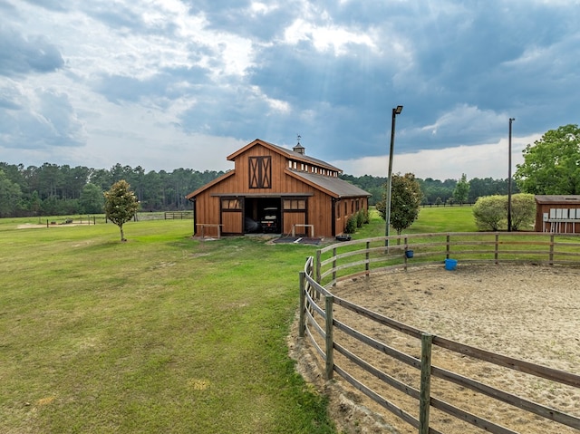 248 Gun Lake Loop, Tifton, GA 31794 - view of barn featuring a view of countryside