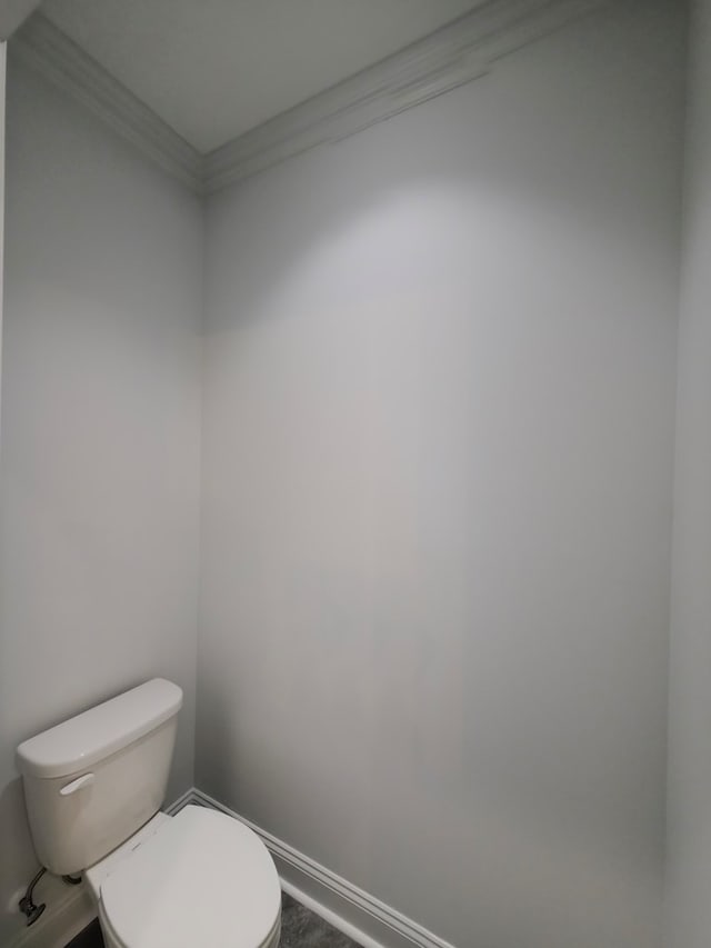 7 Edgewater Ct, Tifton, GA 31793 - bathroom featuring ornamental molding, baseboards, and toilet