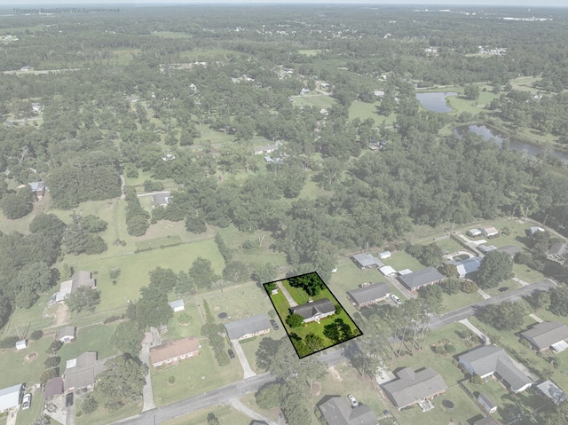 127 Carol Cir, Fitzgerald, GA 31750 - view of property location featuring a large body of water and property parcel outlined