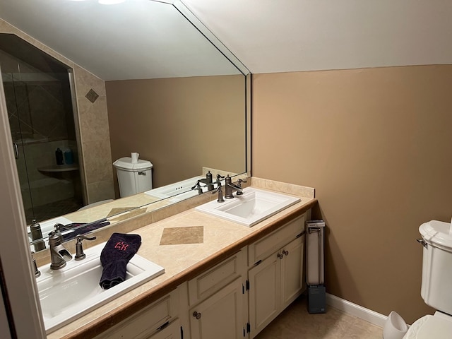 full bathroom with a sink and toilet