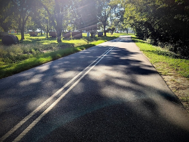 view of road