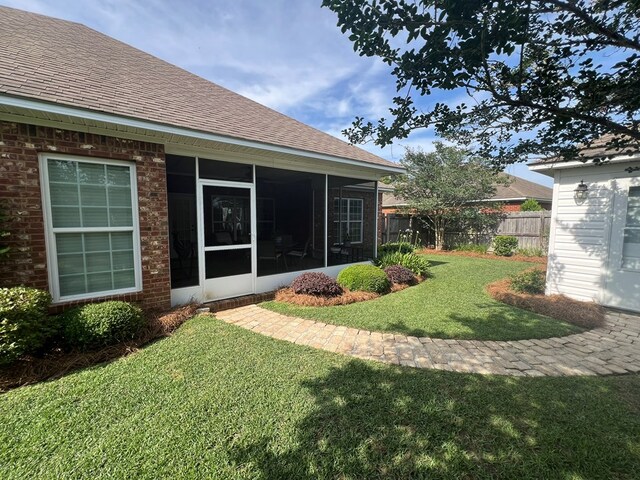 219 Cypress Ridge Rd, Tifton, GA 31794 - view of yard with a sunroom