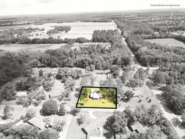 109 Preston Dr, Fitzgerald, GA 31750 - view of property location with a heavily wooded area and property parcel outlined