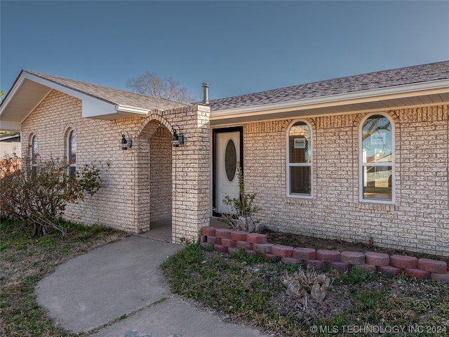 view of ranch-style home