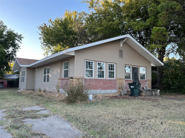 view of home's exterior