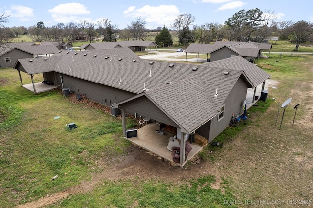 drone / aerial view featuring a residential view