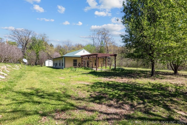 view of yard