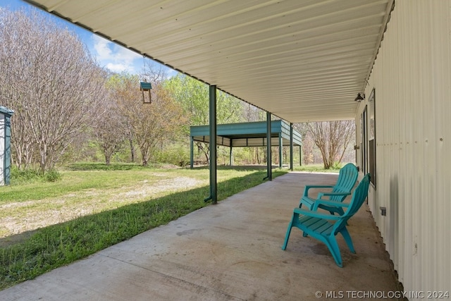 view of patio