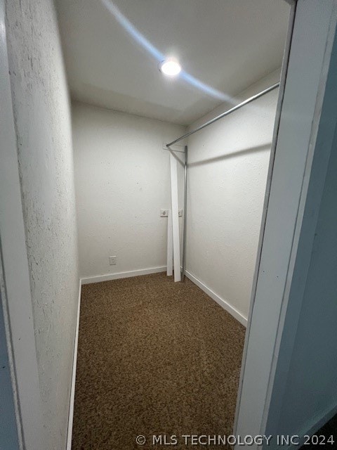 interior space featuring carpet floors