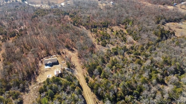 view of aerial view