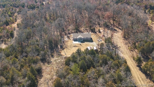 view of aerial view