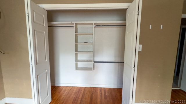 view of closet