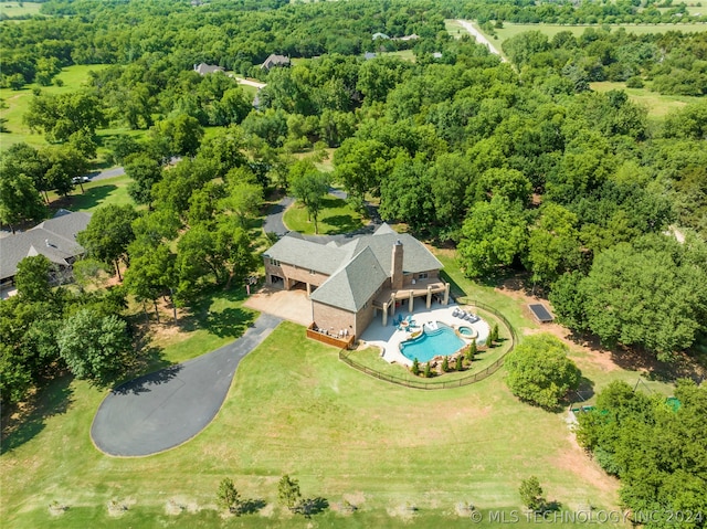 view of birds eye view of property