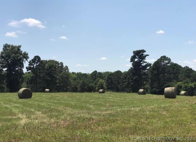 view of nature featuring a rural view