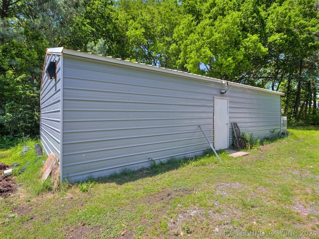 view of shed / structure