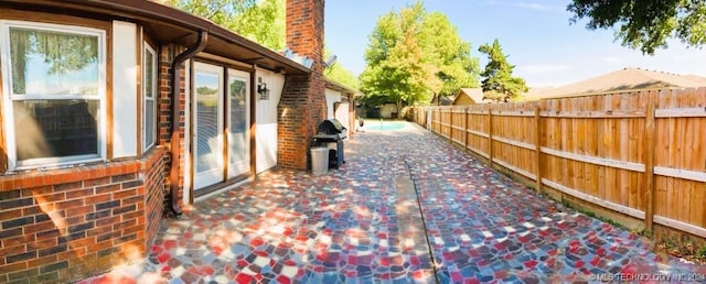 exterior space with a patio