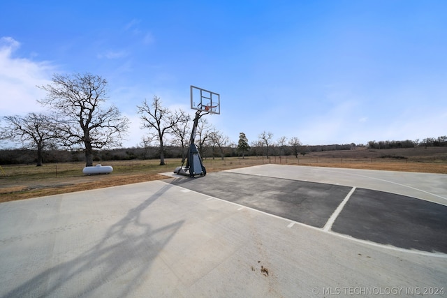 view of sport court