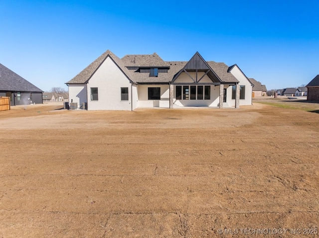 view of back of property