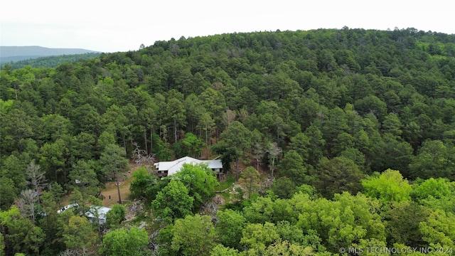 view of aerial view