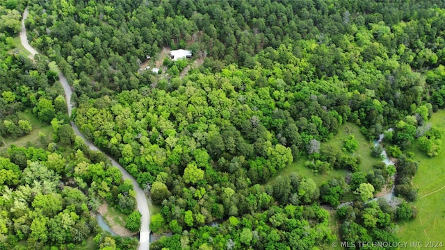 view of aerial view