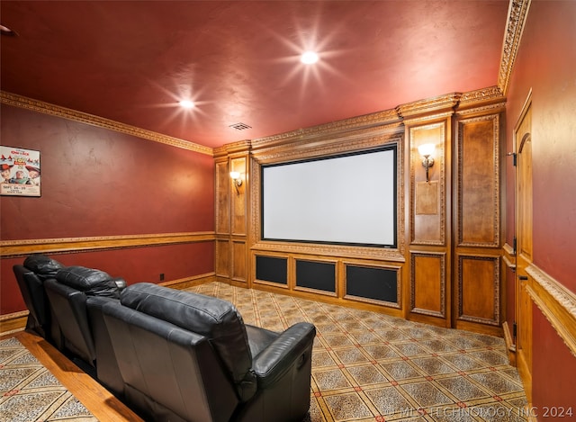 view of cinema room