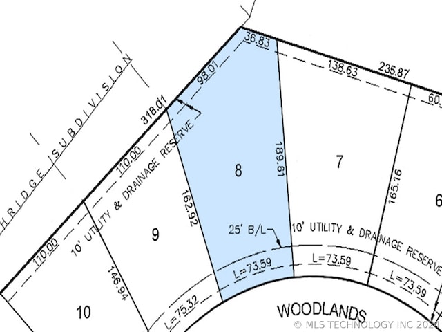 537 Woodlands Dr, Tahlequah OK, 74464 land for sale