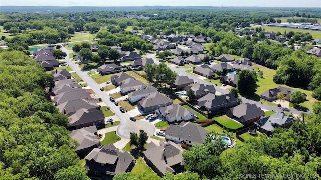 view of aerial view