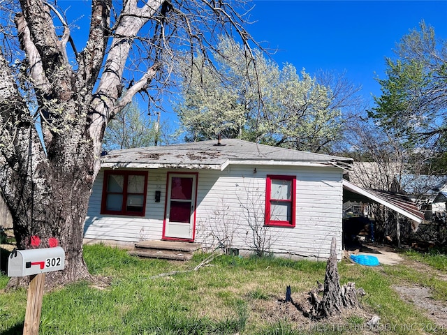 view of front of home